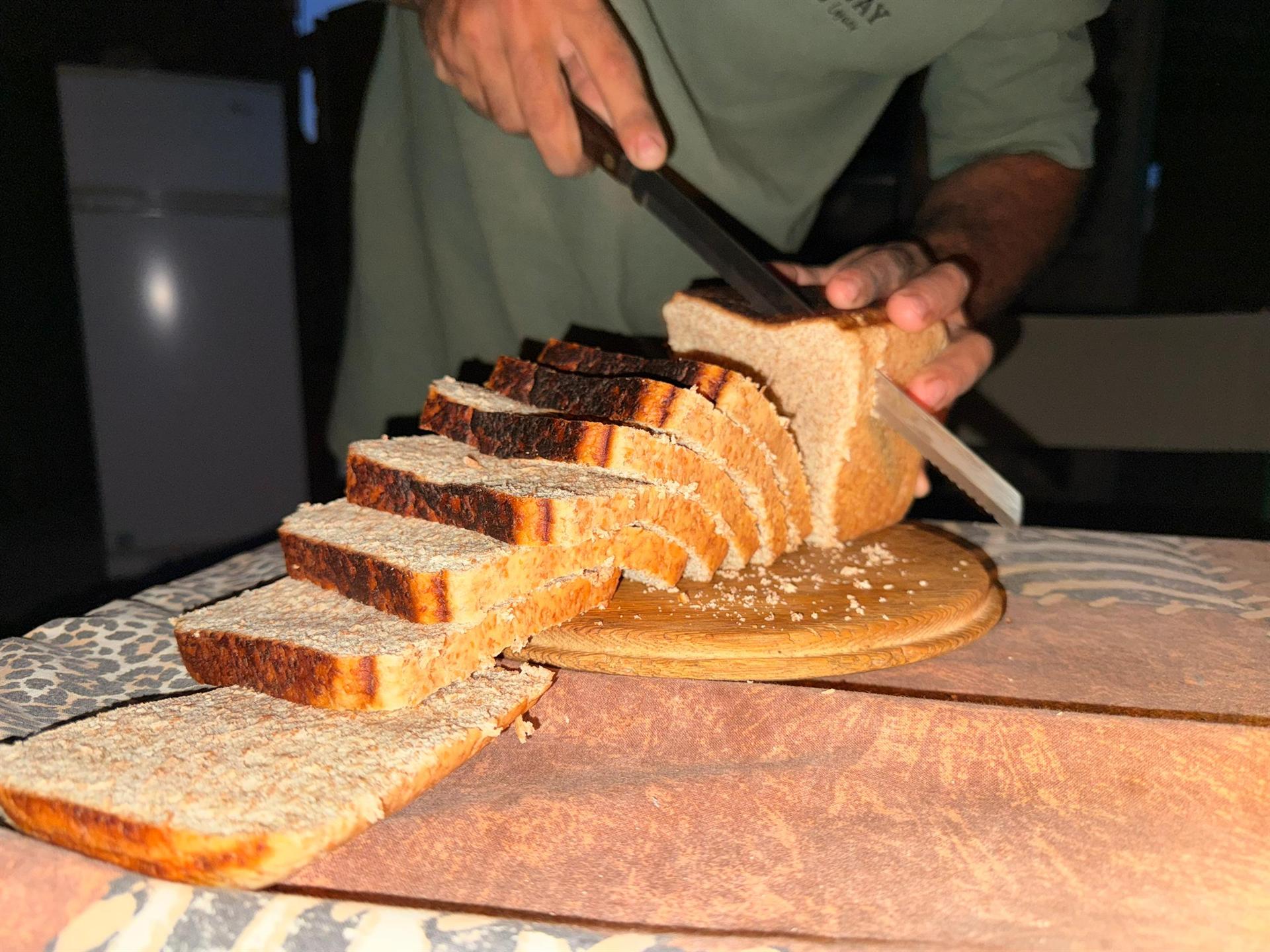 Bread, kneaded and baked for every sitting